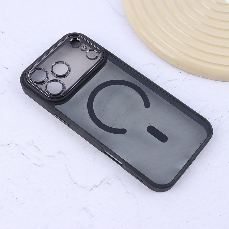 قاب مگ سیف دور سیلیکونی دودی