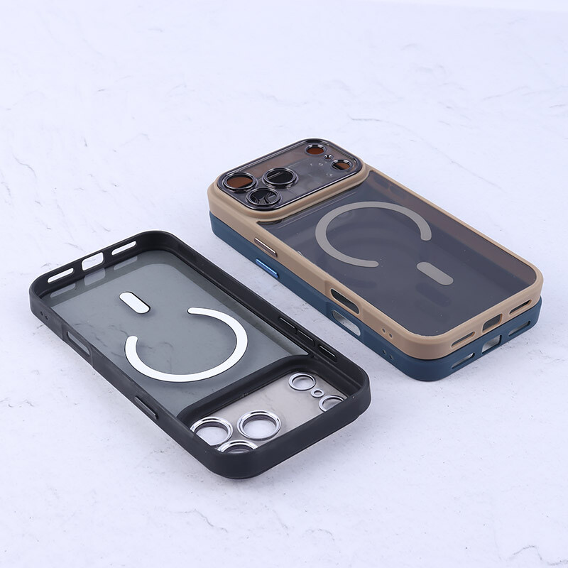 قاب مگ سیف دور سیلیکونی دودی