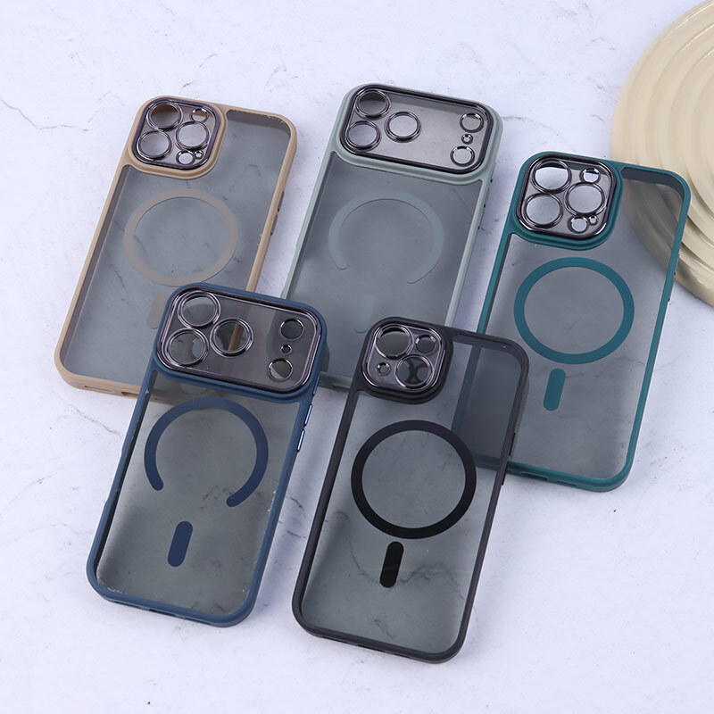 قاب مگ سیف دور سیلیکونی دودی