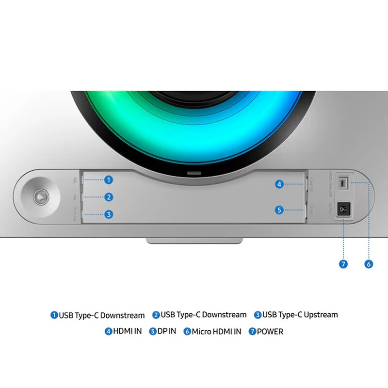 مانیتور گیمینگ خمیده هوشمند سامسونگ Odyssey G9 G952 LS49DG952 سایز 49 اینچ