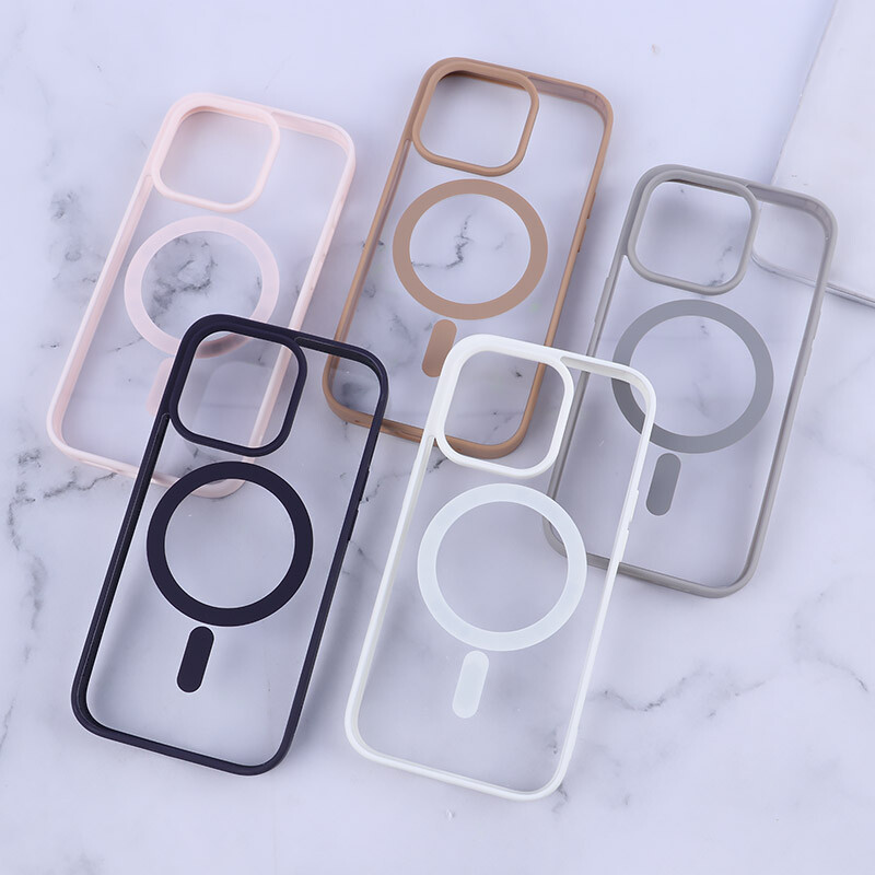 قاب PC مگ سیف آیفون iPhone 14 Pro دور رنگی