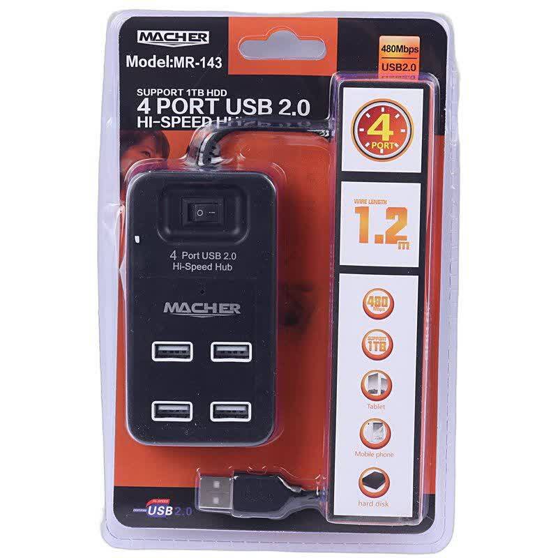 هاب 4 پورت USB مچر MR-143