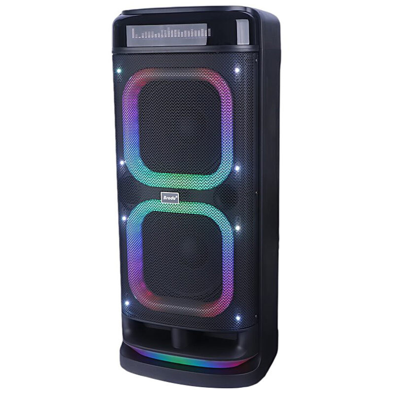 اسپیکر چمدانی بلوتوثی برودو BTS-2121 + میکروفون و ریموت کنترل