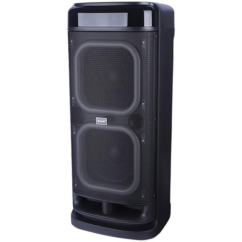 اسپیکر چمدانی بلوتوثی برودو BTS-2121 + میکروفون و ریموت کنترل