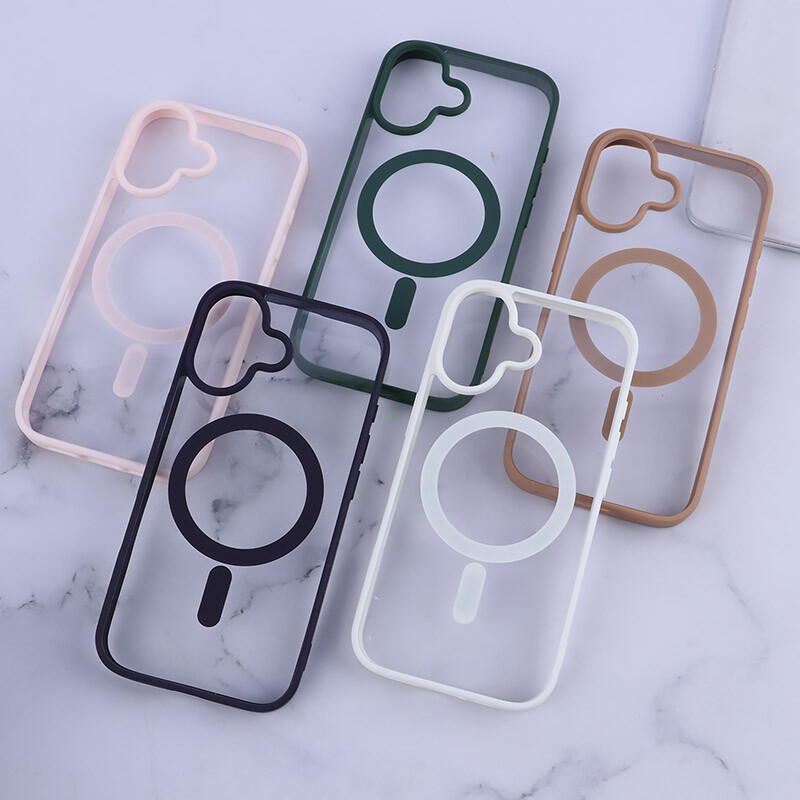 قاب PC مگ سیف آیفون iPhone 17 دور رنگی