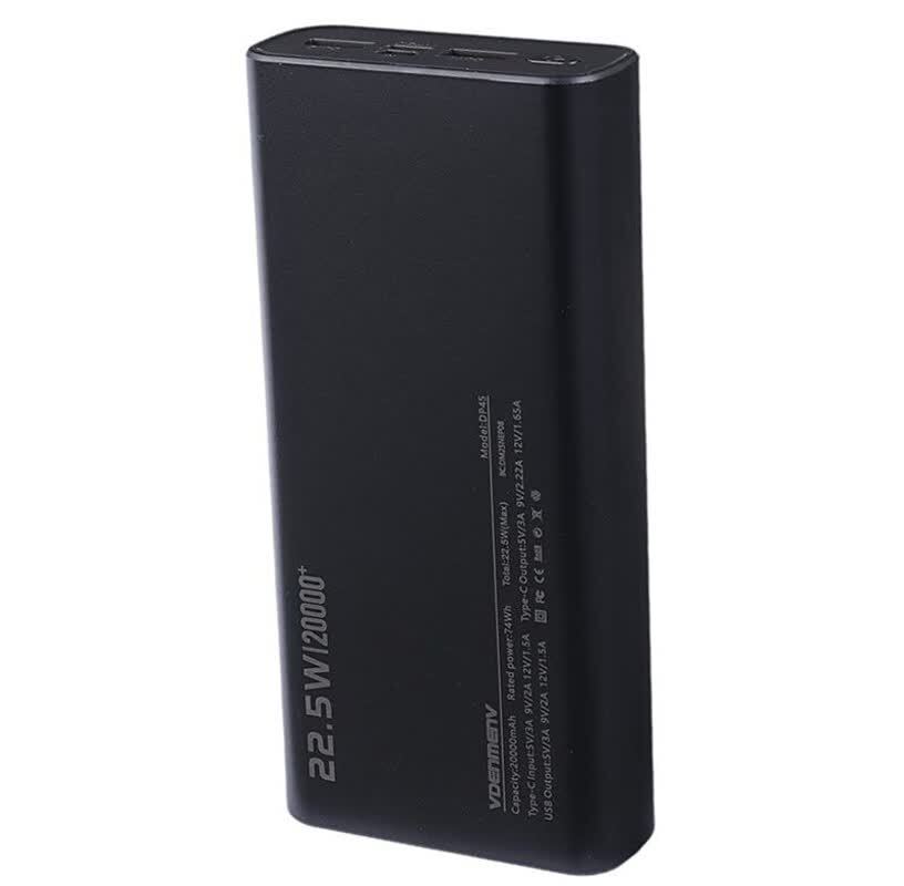 پاور بانک فست شارژ دنمن DP45 PD 20W ظرفیت 20000 میلی آمپر ساعت