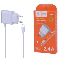 شارژر دیواری سیم وصل 12 وات دنمن DC09T 2.4A