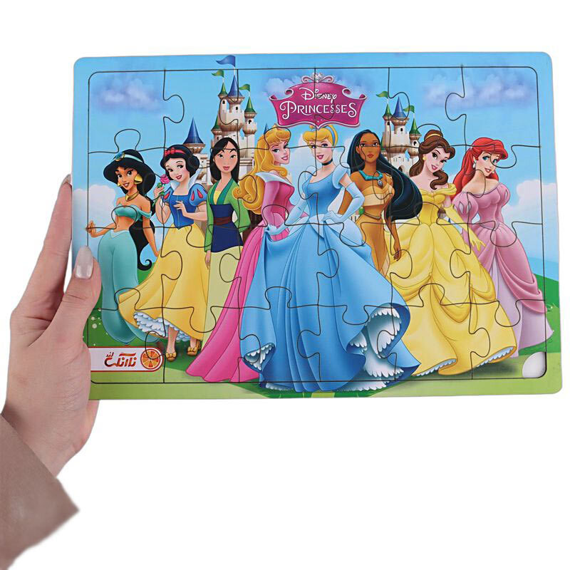 پازل چوبی 24 تکه نارنگی لند طرح فانتزی کد 010876