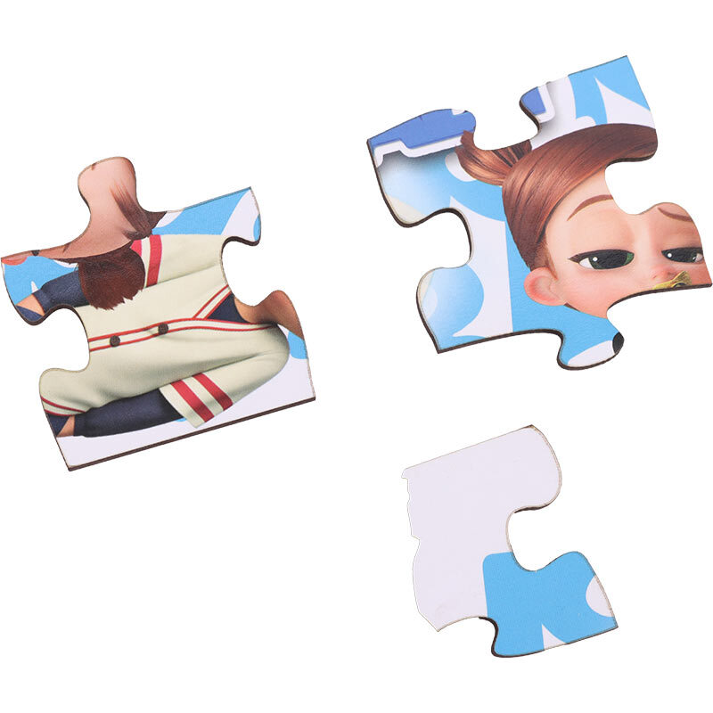 پازل چوبی 12 تکه نارنگی لند طرح فانتزی کد 010896