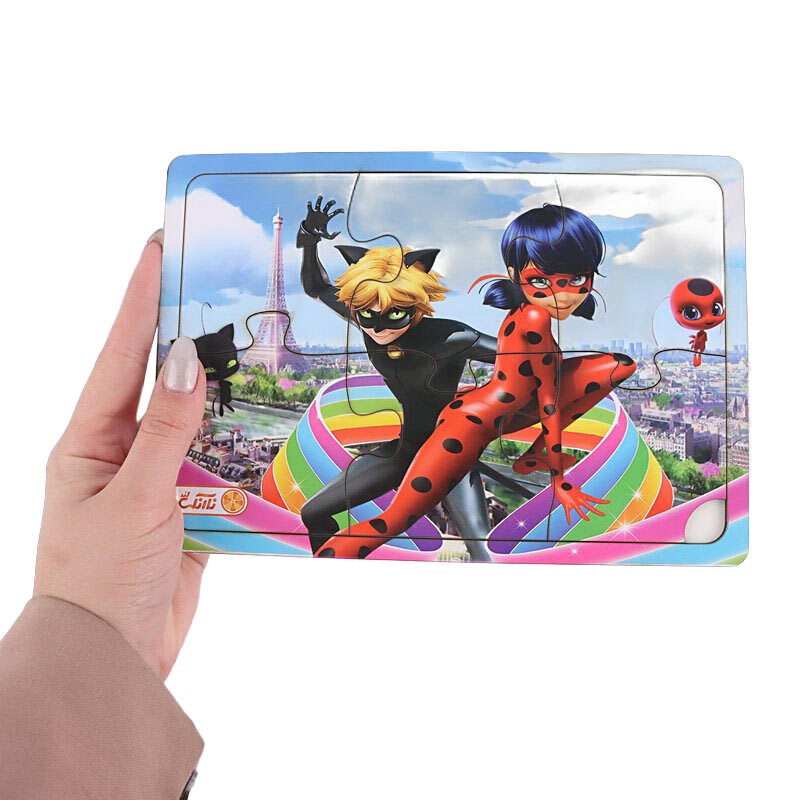 پازل چوبی 6 تکه نارنگی لند طرح فانتزی کد 010896