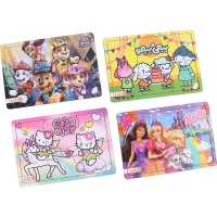 پازل چوبی 6 تکه نارنگی لند طرح فانتزی کد 010896