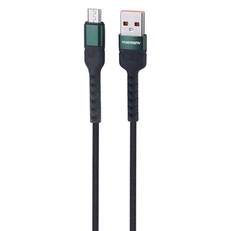 کابل میکرو یو اس بی فست شارژ 3 آمپر دنمن D58V طول 1 متر