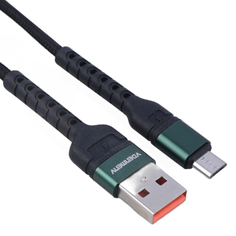 کابل میکرو یو اس بی فست شارژ 3 آمپر دنمن D58V طول 1 متر