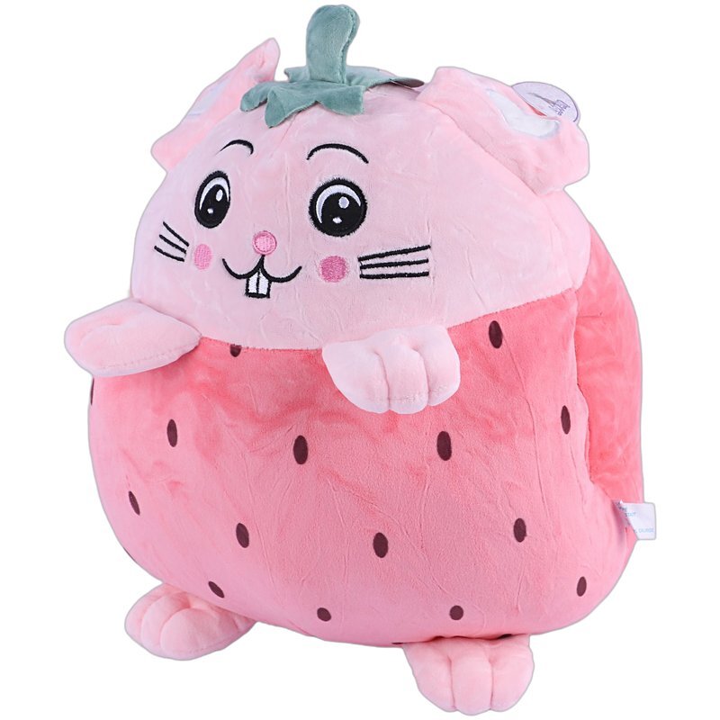 عروسک نانو آناناس و توت فرنگی بالشتی به همراه پتو کد 5975/24