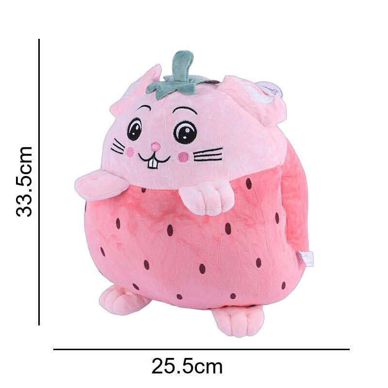 عروسک نانو آناناس و توت فرنگی بالشتی به همراه پتو کد 5975/24