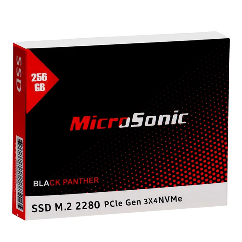 حافظه SSD میکروسونیک Microsonic Black Panther 256GB M.2