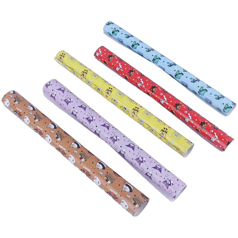 جلد کتاب چسبی طرح دار Parsam 23*31cm بسته 8 عددی