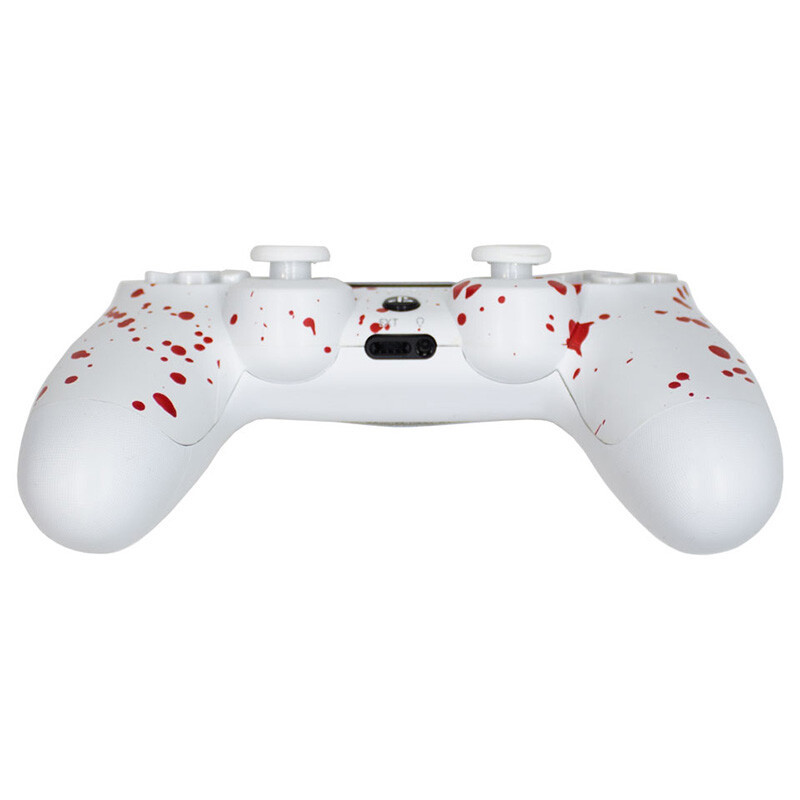 دسته بازی بی سیم SONY PlayStation 4 DualShock 4 High Copy طرح فانتزی قطرات خون
