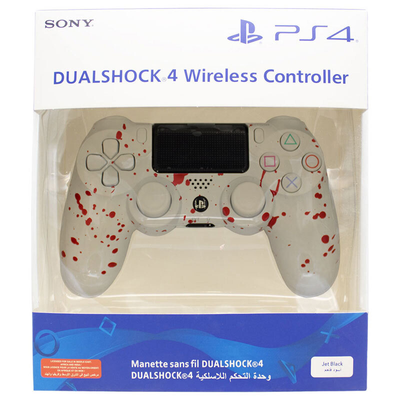 دسته بازی بی سیم SONY PlayStation 4 DualShock 4 High Copy طرح فانتزی قطرات خون