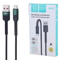 کابل تایپ سی فست شارژ 3 آمپر دنمن D58T طول 1 متر