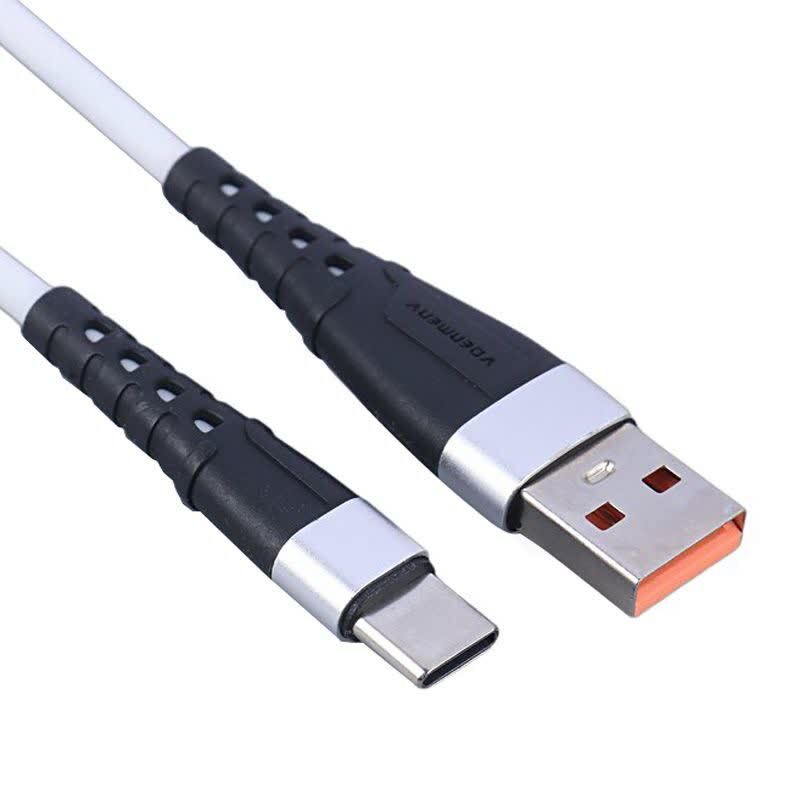 کابل تایپ سی فست شارژ 3.6 آمپر دنمن D57T طول 1 متر