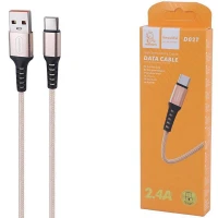 کابل تایپ سی فست شارژ 2.4 آمپر دنمن D02T طول 1 متر