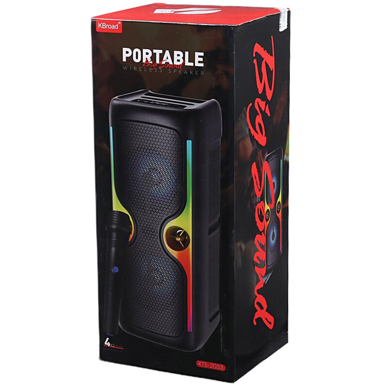 اسپیکر بلوتوثی کی برود KTS-2033 + میکروفون