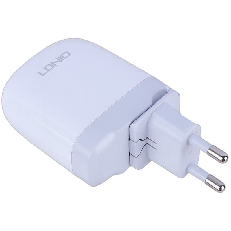 شارژر دیواری 65 وات الدینیو A3511Q QC3.0 PD 3.25A + کابل تایپ سی