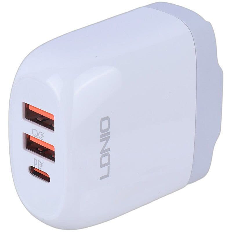 شارژر دیواری 65 وات الدینیو A3511Q QC3.0 PD 3.25A + کابل تایپ سی