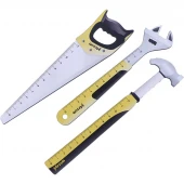 خط کش چوبی طرح ابزارها پارسام Parsam 12cm بسته 48 عددی