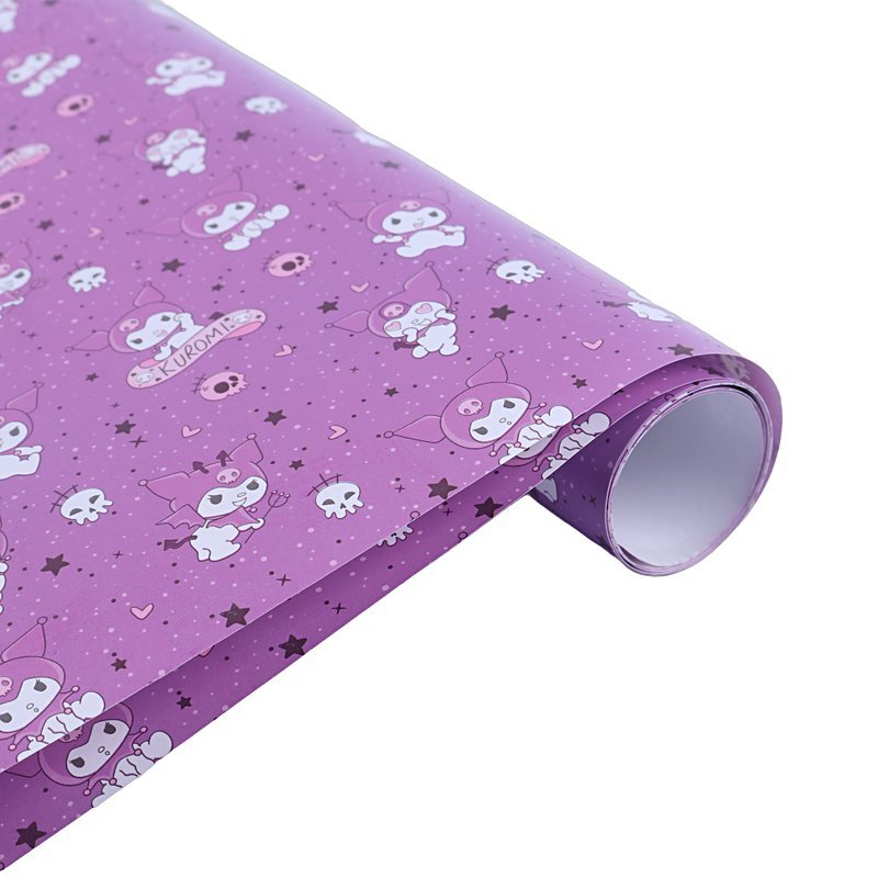 کاغذ کادو طرح دار کرومی بسته 4 عددی