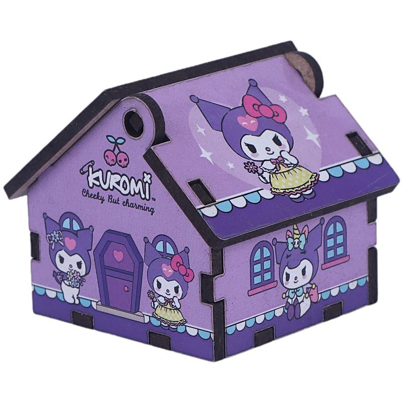 تراش چوبی مخزن دار طرح کرومی پارسام بسته 6 عددی