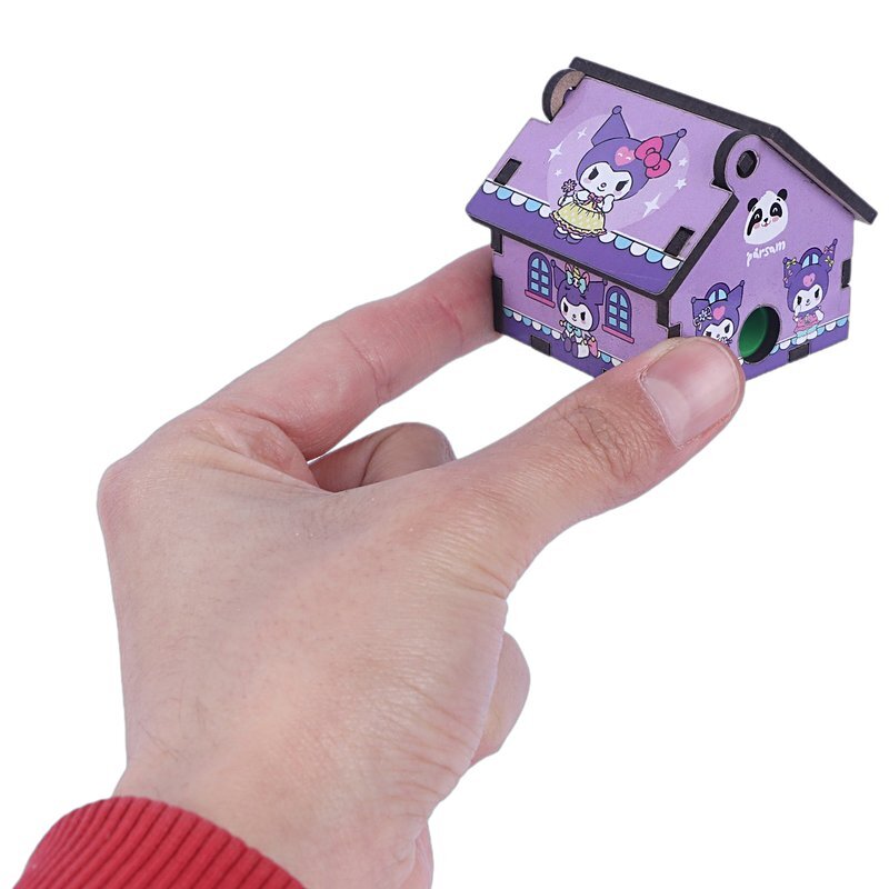 تراش چوبی مخزن دار طرح کرومی پارسام بسته 6 عددی