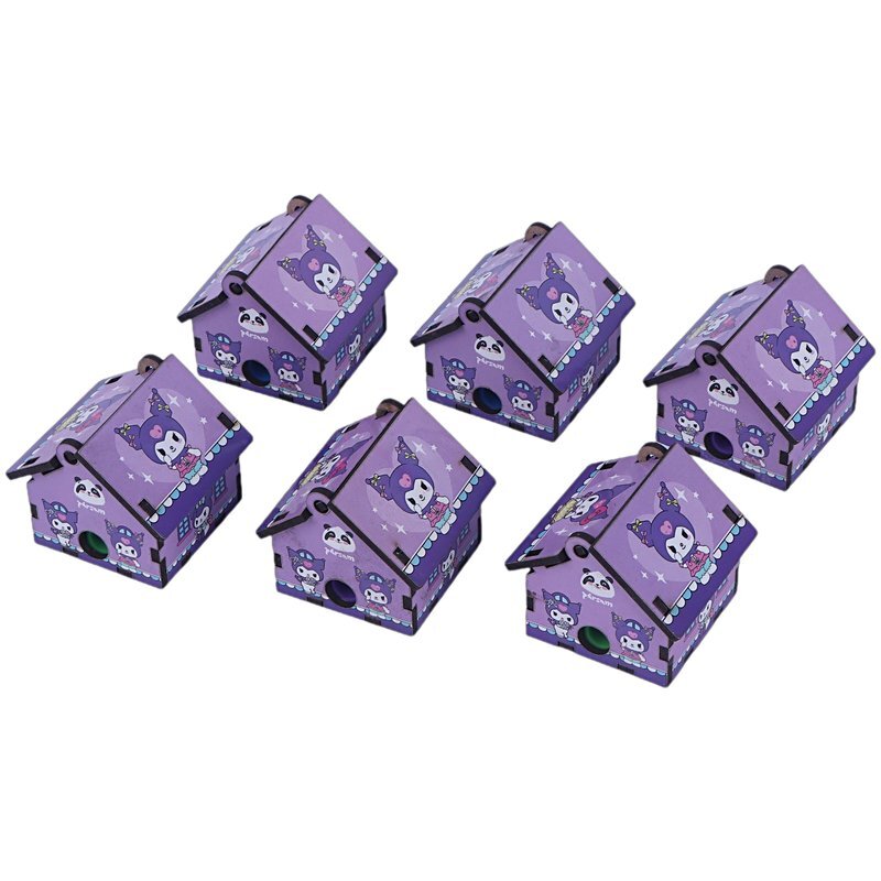 تراش چوبی مخزن دار طرح کرومی پارسام بسته 6 عددی