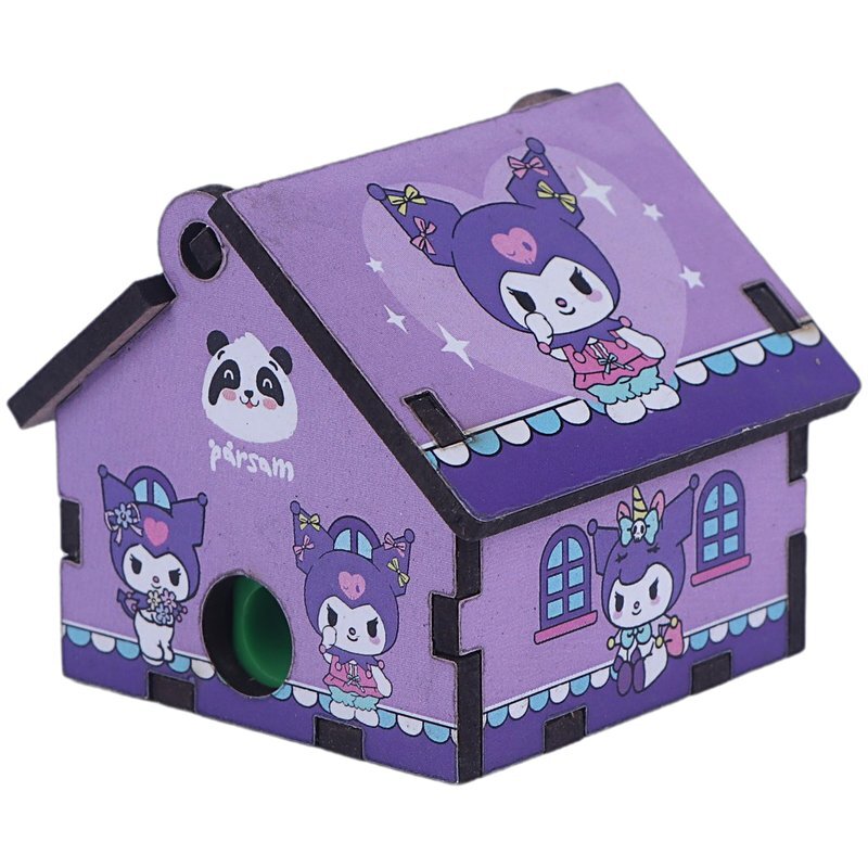 تراش چوبی مخزن دار طرح کرومی پارسام بسته 6 عددی