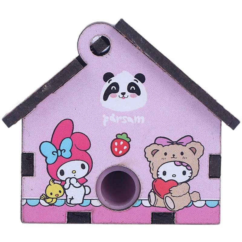 تراش چوبی مخزن دار طرح کیتی پارسام بسته 6 عددی