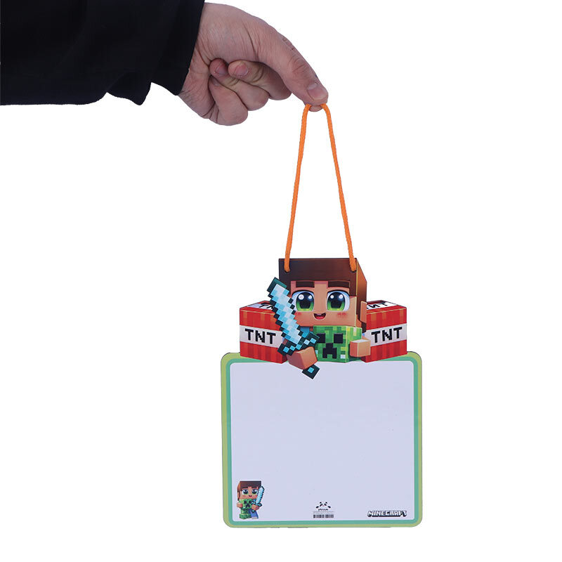 تخته وایت برد طرح ماینکرافت Parsam سایز 16*22 سانتی متر