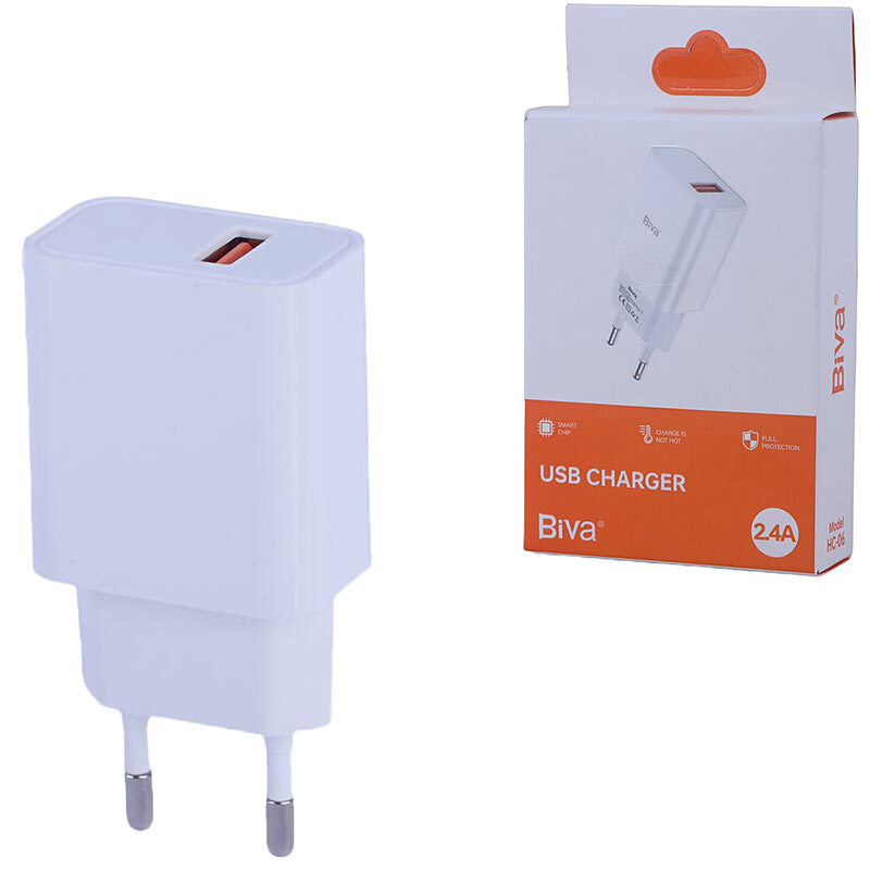 شارژر دیواری 12 وات بیوا HC-06 2.4