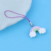 آویز فلش و موبایل طرح رنگین کمان