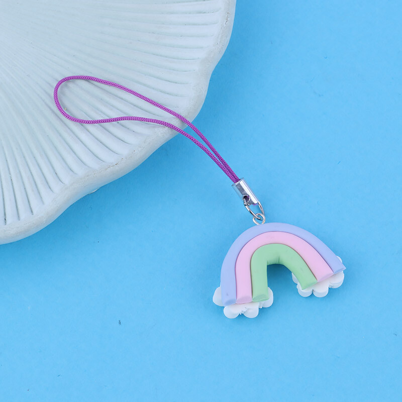 آویز فلش و موبایل طرح رنگین کمان