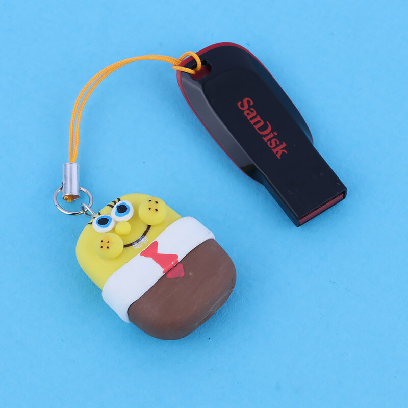 آویز فلش و موبایل باب اسفنجی خمیری