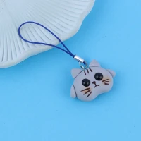 آویز فلش و موبایل فیس گربه خمیری