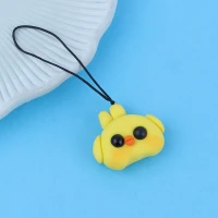 آویز فلش و موبایل طرح جوجه کیوت خمیری