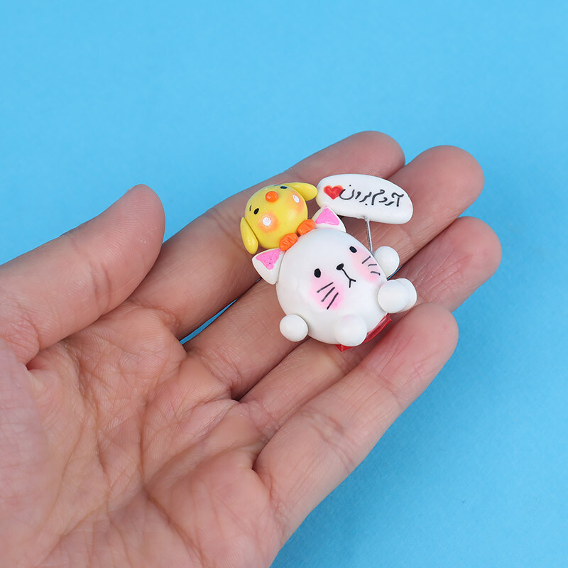 رو داشبوردی طرح گربه و جوجه