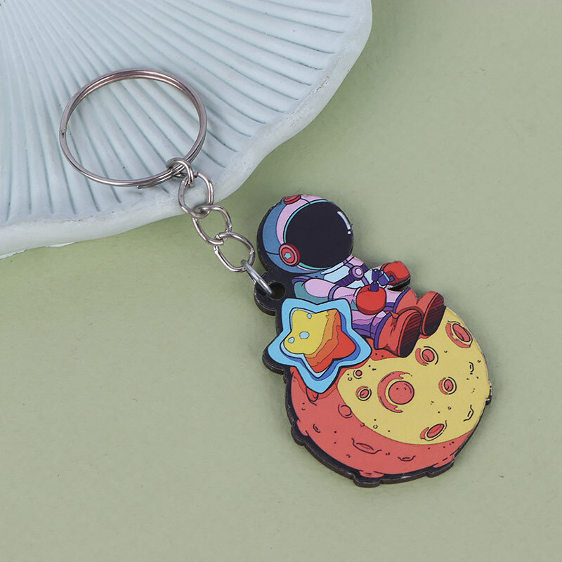 جاکلیدی چوبی طرح فضانورد