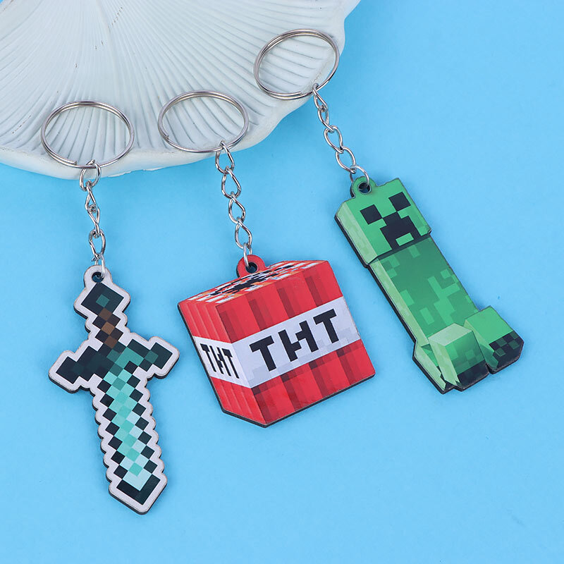 جاکلیدی چوبی طرح ماینکرافت