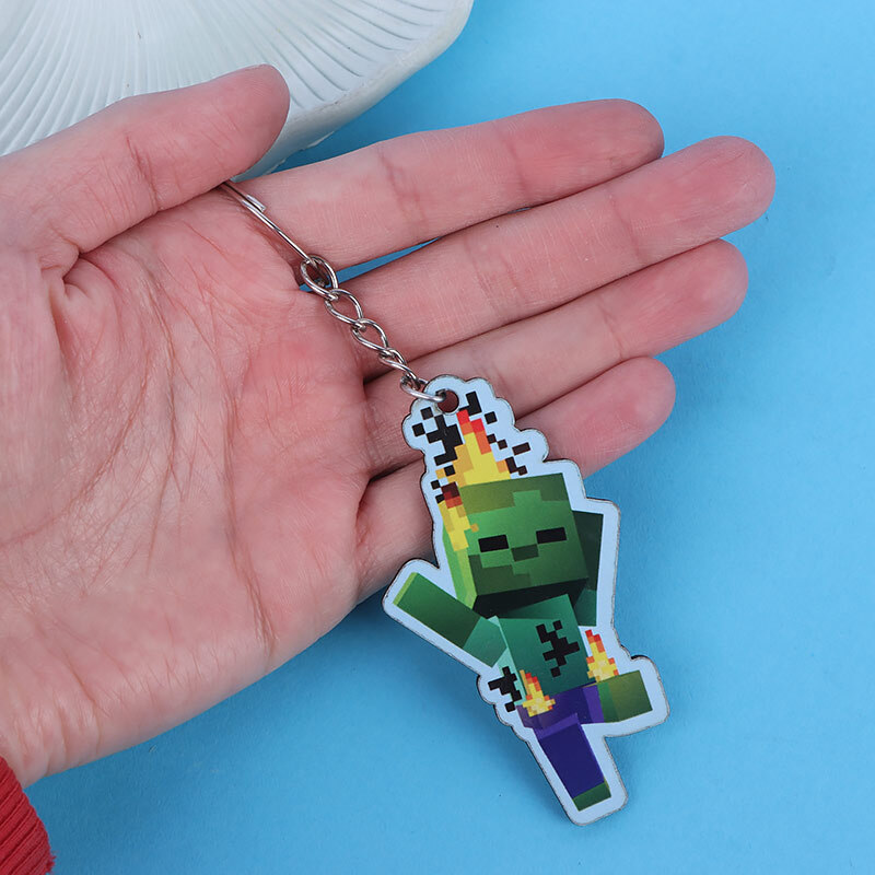 جاکلیدی چوبی طرح ماینکرافت