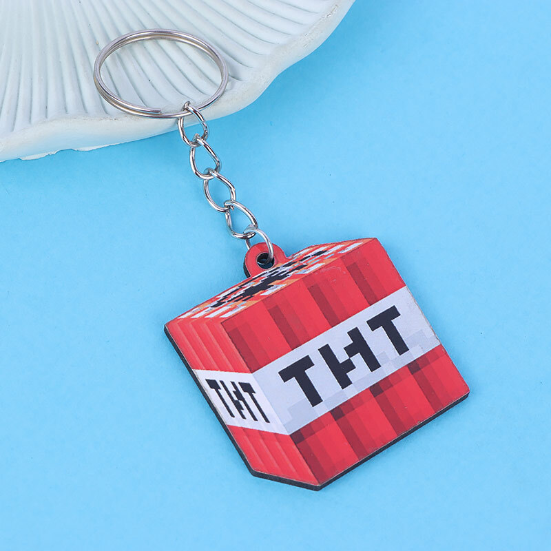 جاکلیدی چوبی طرح ماینکرافت