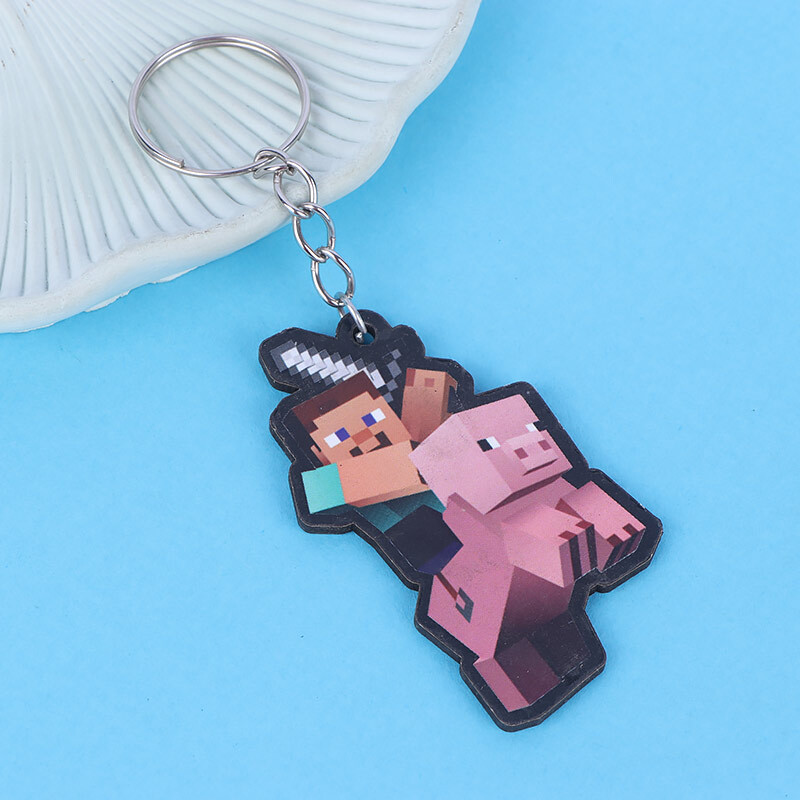 جاکلیدی چوبی طرح ماینکرافت