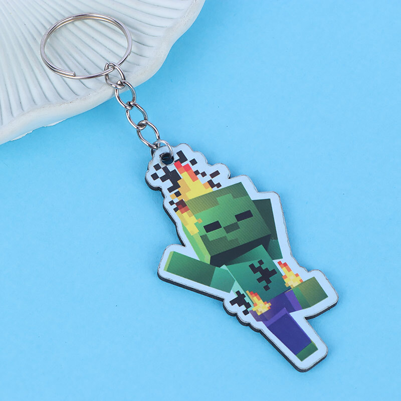 جاکلیدی چوبی طرح ماینکرافت